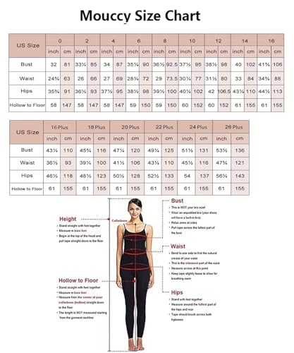 Mouccy Chiffon Lace Neck Gown