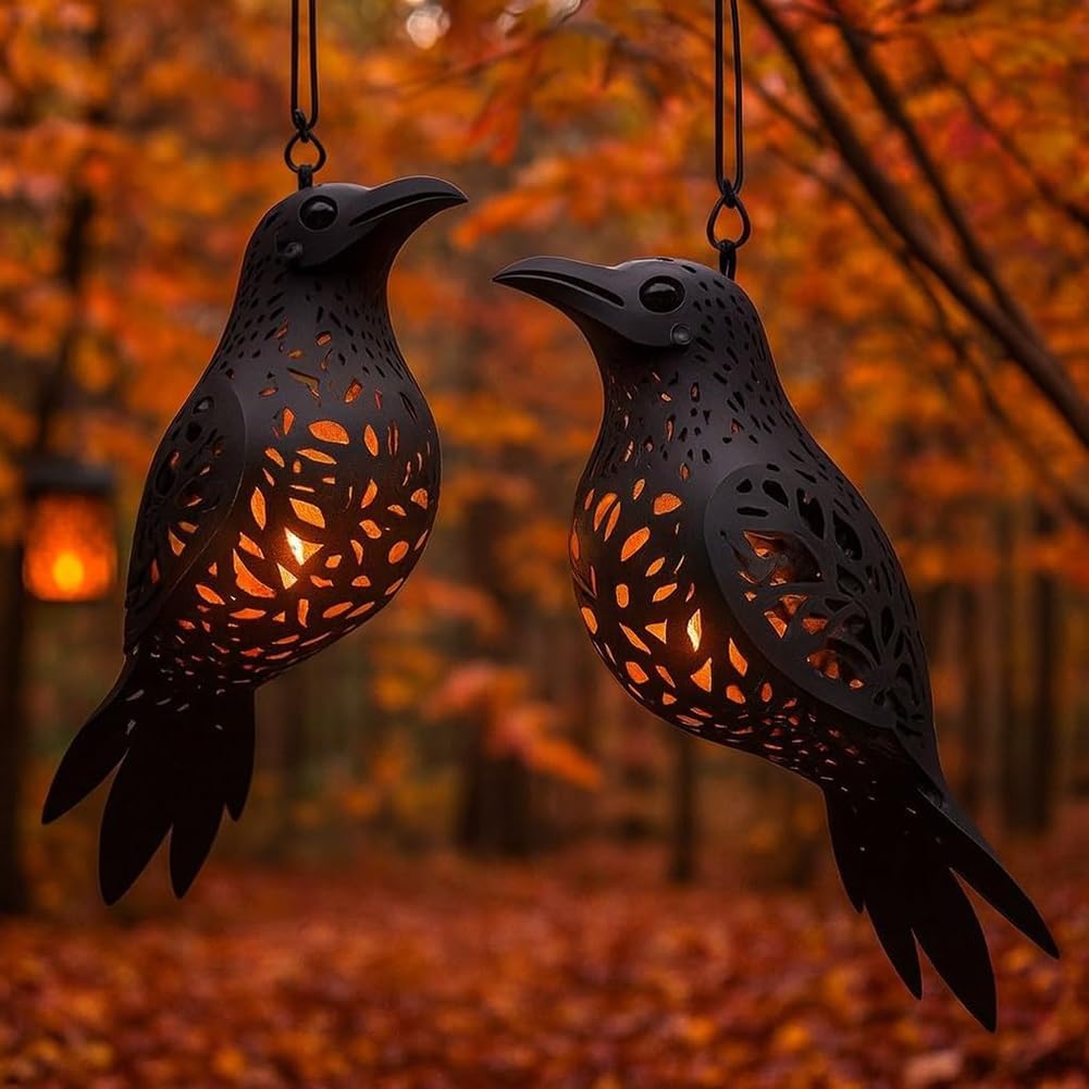 Raven Hanging Lantern