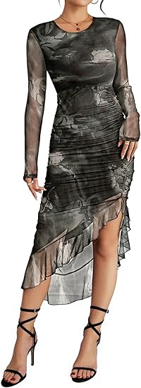 Pink Queen Tulle Asymmetric Hem Dress