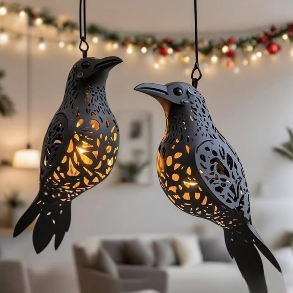 Raven Hanging Lantern