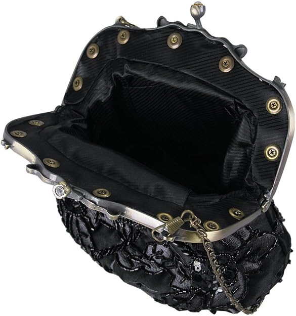 Vintage Beaded Sequin Evening Handbag