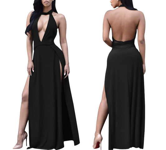 Velius Wrap Pleated Maxi Dress