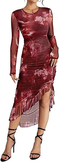Pink Queen Tulle Asymmetric Hem Dress