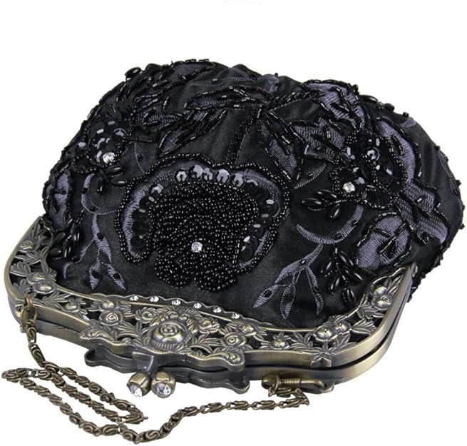 Vintage Beaded Sequin Evening Handbag