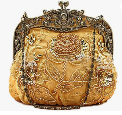 Vintage Beaded Sequin Evening Handbag