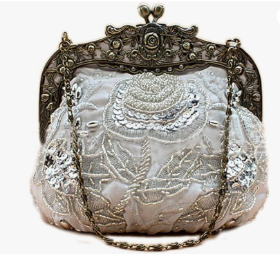 Vintage Beaded Sequin Evening Handbag