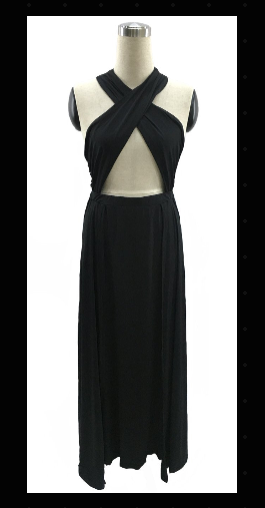 Velius Hollow Out Halter Wrap
