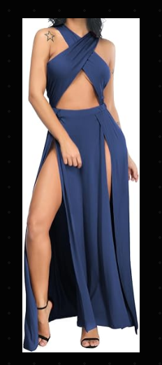 Velius Hollow Out Halter Wrap