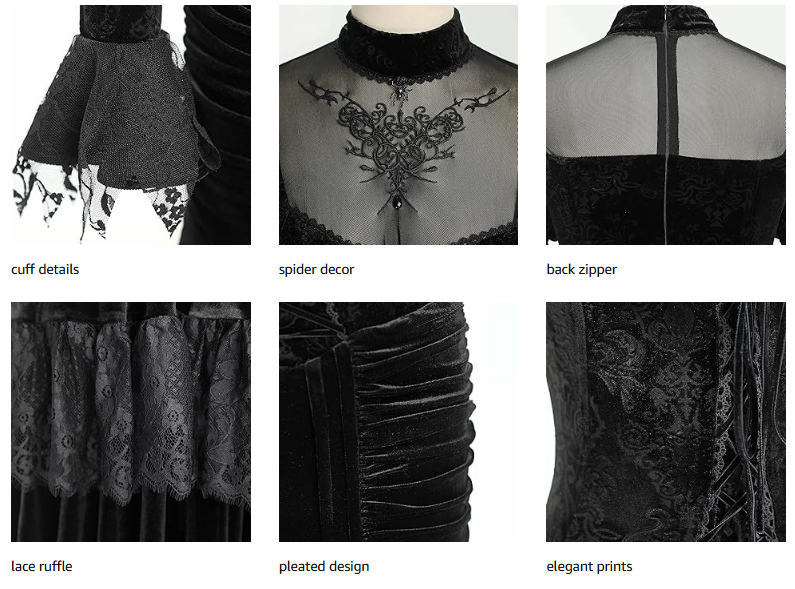 Victorian Velvet Day Dress